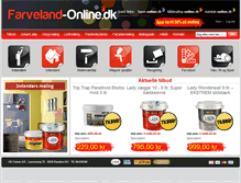 Tablet Screenshot of farveland-online.dk